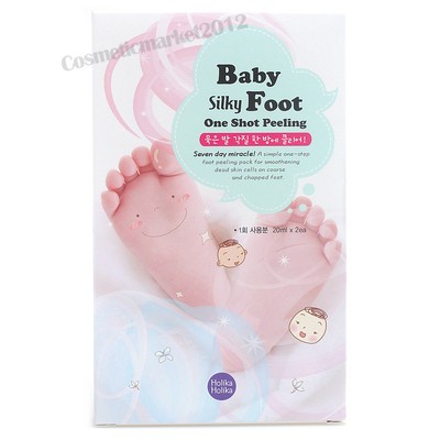 Holika Holika Baby Silky Foot One Shot Peeling 20ml x 2 pcs Free gifts