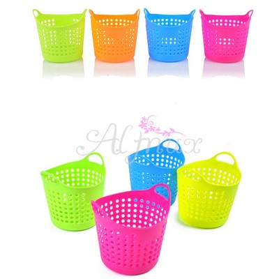 Home Portable Useful Mini Plastic Desk Organizer Decor Stationery Storage Basket