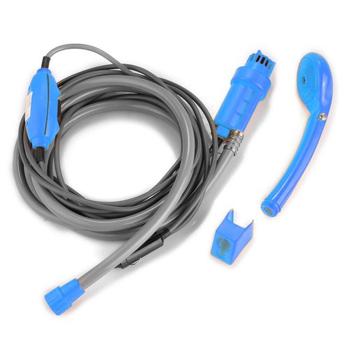 DC 12V Blue Camping Fishing Travel Caravan Car Pet Clean Shower Portable