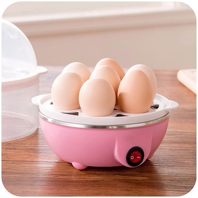 220V 350W Egg Poacher Boiler Electric Breakfast Cooker 7 Eggs W/ Auto Shut off