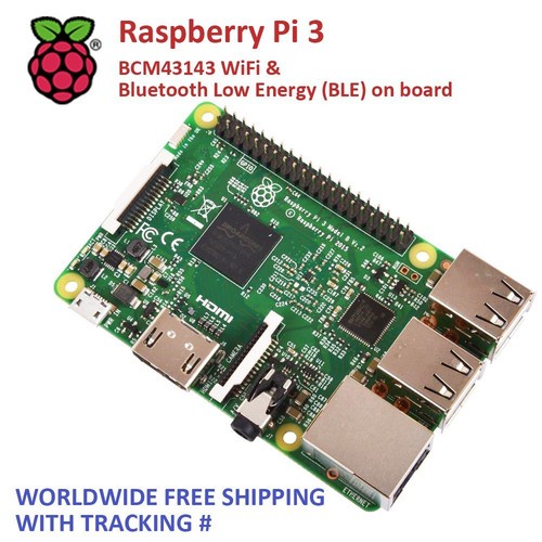 RASPBERRY Pi 3 - 1.2GHz Quad Core 64Bit 1GB RAM (2016 Model)