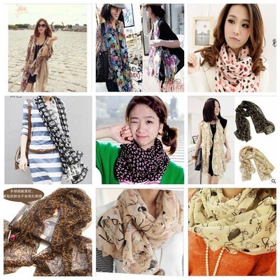 2014NEW Women Fashion Stylish Long Soft Soft Chiffon Scarf Wrap Shawl Scarves