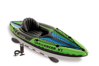 Intex Challenger K1 Inflatable Kayak Kit with Paddle and Pump | 68305EP
