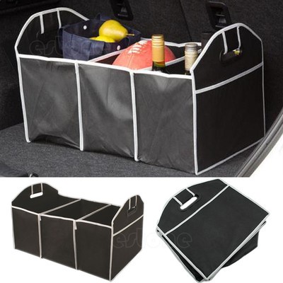 New Collapsible Car Boot Organiser Shopping Trunk Space Saving Foldable Storage