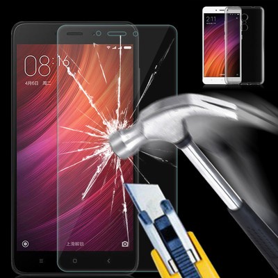Xiaomi Redmi Note 4X Panzerglas Schutz Folie + Schutzhülle Silikon Tasche Schale