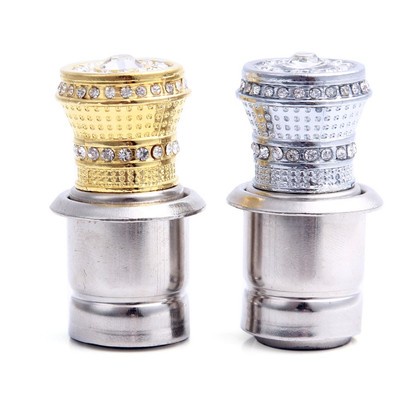 12V Crystal Rhinestones Car Power Plug Socket Cigarette Lighter Ignition