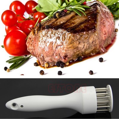 Stainless Steel Needle Kitchen Professional Cooking Meat Tenderizer Tool New