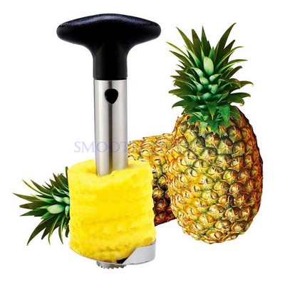 New Stainless Steel Fruit Pineapple Corer Slicer Cutter Peeler Easy Kitchen Tool