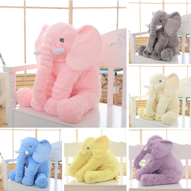 Large Elephant Pillows Cushion Baby Plush Toy Stuffed Animal Kids Gift New