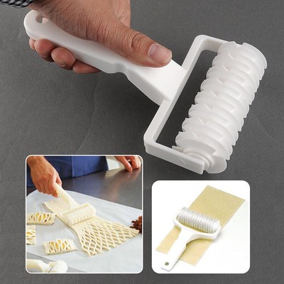 Quality Plastic Kitchen Bakery Tool Cookie Pie Pastry Lattice Roller Cutter