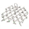 Stainless Steel 35 Clips Underwear Bra Sock Laundry Hanger Drying Clothes Rack