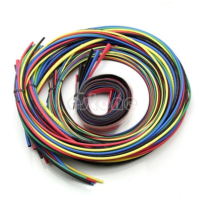 Heat Shrink Tubing 11 sizes 6 Colours Tube Sleeving Pack, 55M/Set