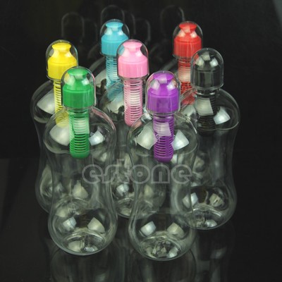 550ML Water Bobble Hydration Filter Bottle Outdoor Hiking Gym Filtered Drinking
