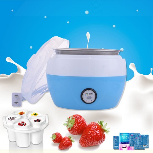 Automatic Stainless Steel Liner Yogurt Maker Machine DIY Yoghurt Container