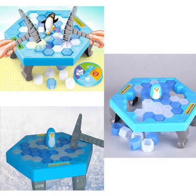 Save the Penguin on Ice Game Break Ice Block Hammer Penguin Trap Party Supply ~