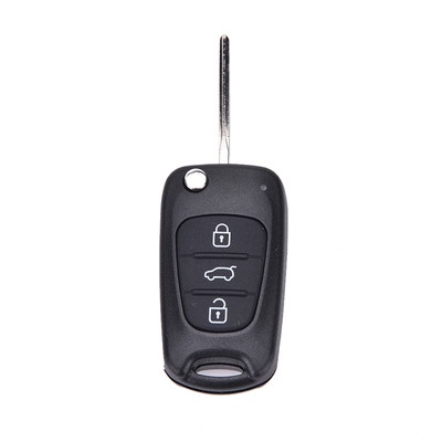 Remote Folding Key Shell Case 3Buttons Fob For Hyundai I20 I30 IX35 I35 Uncut OZ