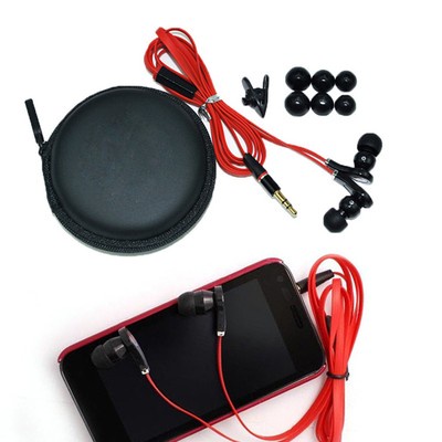 New Red Color In-Ear 3.5mm Earbud Earphone Headphone For iphone MP3 Cellphone