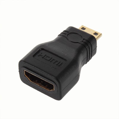 HDMI female to HDMI mini male Video Signal Converter Adapter HDTV Connector GA