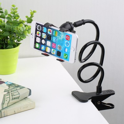 Universal Lazy Bed Desktop Car Stand Mount Holder For Cell Phone Long Arm BT