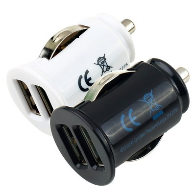 New Car Cigarette Powered Dual 2 Port USB Car Charger for iPad iPhone 4G 4S OP