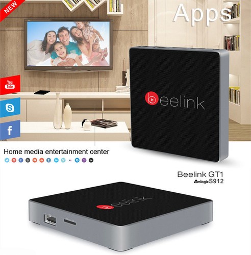 Beelink GT1 TV Box Amlogic S912 Octa Core Android 6.0 2.4G/5.8G Dual WiFi 2G/16G