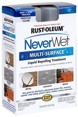Never Wet Rust-Oleum 18 oz. NeverWet Multi-Purpose Spray Kit (Frosted Clear)