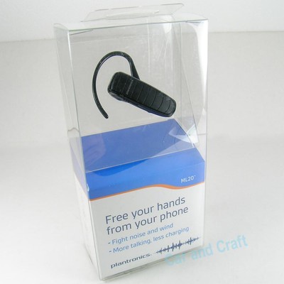 Plantronics ML20 Wireless Bluetooth Headset Display Battery Meter On iPhone 4 5