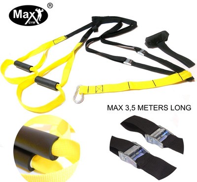 MaxGym®  Trainer. Suspension straps training. Body trainer. MMA Trainer