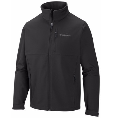 Columbia Ascender Front Zip Omni-Shield Softshell Jacket - Black
