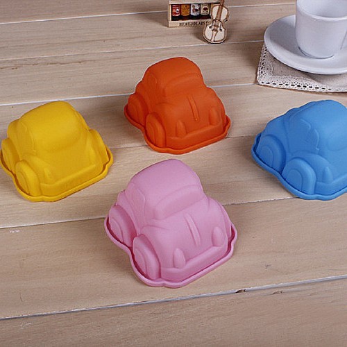 DIY Baking Mould Car Silicone Ice Chocolate Jelly Muffin Bread Cookie