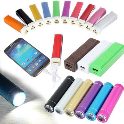 2600mAh External Portable Power Bank Backup Battery USB Charger For Mobile Phone