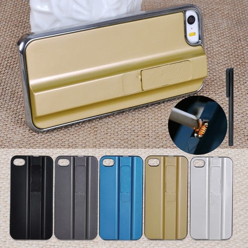 Creative Slim Cigarette Cigar Lighter Case Cover for iPhone 4/4S 5/5S + Stylus