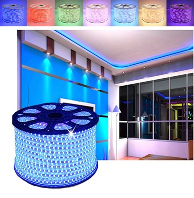 220v IP68 3528/5050/5050wide/3014 Flexible Rope led strip Party xmas lamp