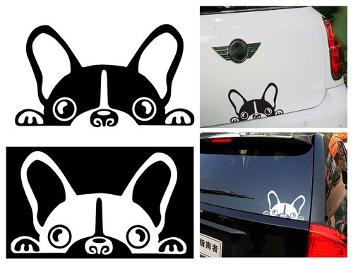 Lovely Cute Dog Decal Sticker Vinyl window Mirror Car Trunk For VW Toyota BMW