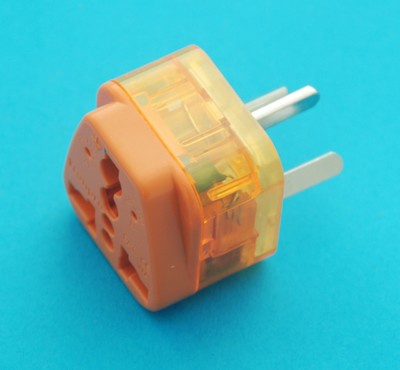 USA UK EURO AUS to Israel Travel Adaptor AC Power Plug + Surge Protection