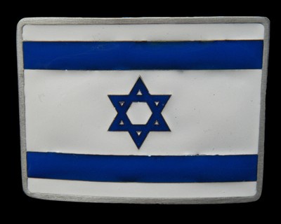 Israel Jewish Idish Aviv Star Of David Solomon Hebrew National Flag Belt Buckles