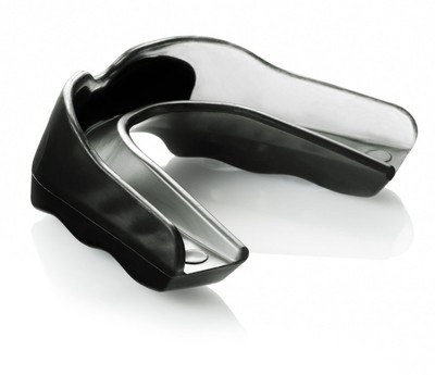 Shock Doctor Pro MouthGuard Mouth Piece Smoke/Black No Strap Adult Polypropylene