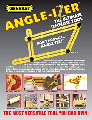 NEW TGR Angle izer Multi-Angle Ruler Template Tool 836 General Measuring Tools
