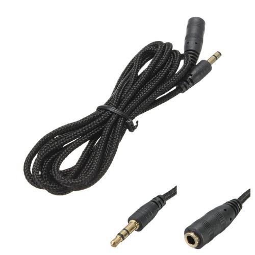 Long 3.5MM jack Headphone EarPhone Extension Extender M F Cable Super Low Noise