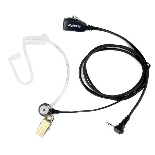 Retevis T-001 1Pin PTT MIC Covert Air Acoustic Tube Earpiece for Motorola T6200C