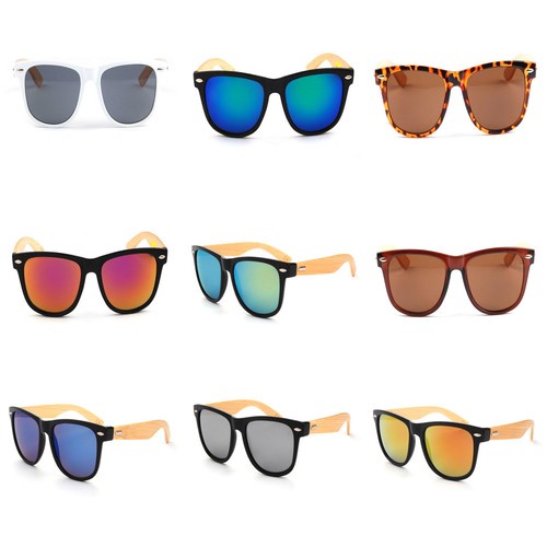 Fashion Eyewear Unisex Bamboo Sunglasses Frame Round New Glasses 9 Styles U Pick