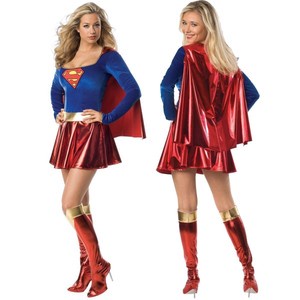 New Supergirl Adult Women Sexy Superwoman Superhero Super Girl Halloween Costume