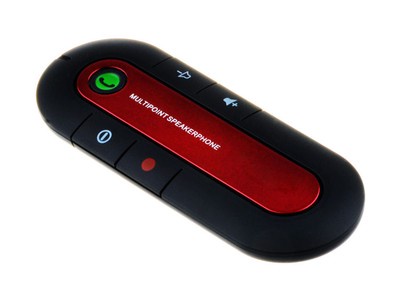 New Car Bluetooth Kit Handsfree Speakerphone Speaker + Mic For Cell Phone iPhone