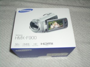 Samsung HMX-F900 White Video Camcoder 52X CMOS HD NEW SEALED IN BOX