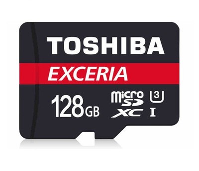 TOSHIBA EXCERIA MICRO SDXC  90MB/s 128 GB CLASS 10 FLASH MEMORY CARD  NEW st