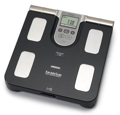 Omron BF508 Home Composition and Body Fat Monitor Bathroom BMI Calculating Scale
