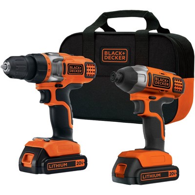 Black & Decker BDCD220IA 20-Volt Lithium-Ion Drill and Impact Driver Kit