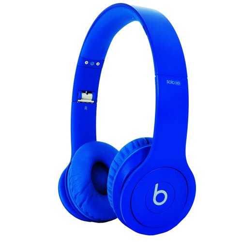 Beats By Dre Solo HD Compact Folding On Ear Headphones - Drench In Blue