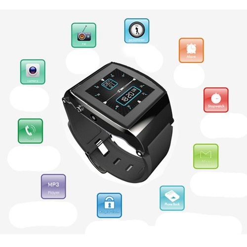 U8 Pro LED Capacitive Touch Screen Bluetooth Smart Watch For iPhone Android New