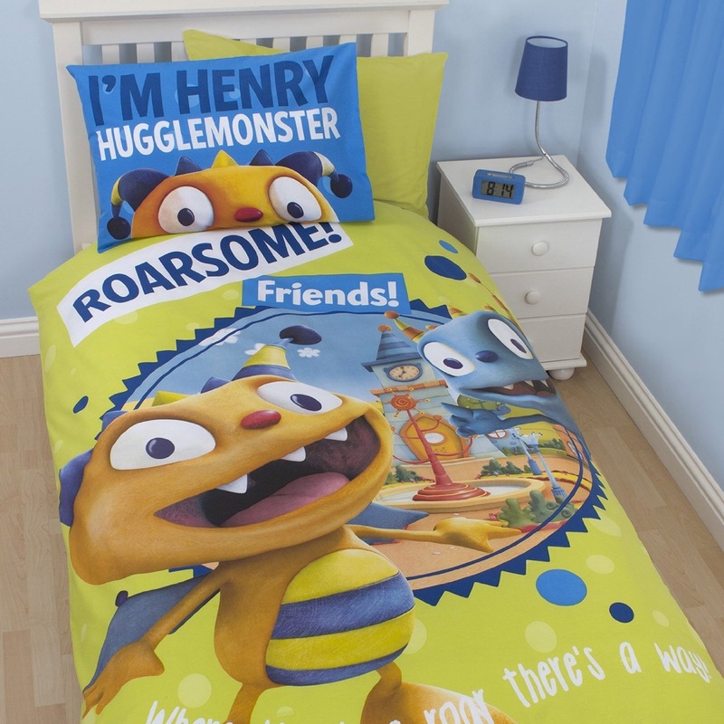Disney Henry Hugglemonster reversible Single Panel Duvet Set